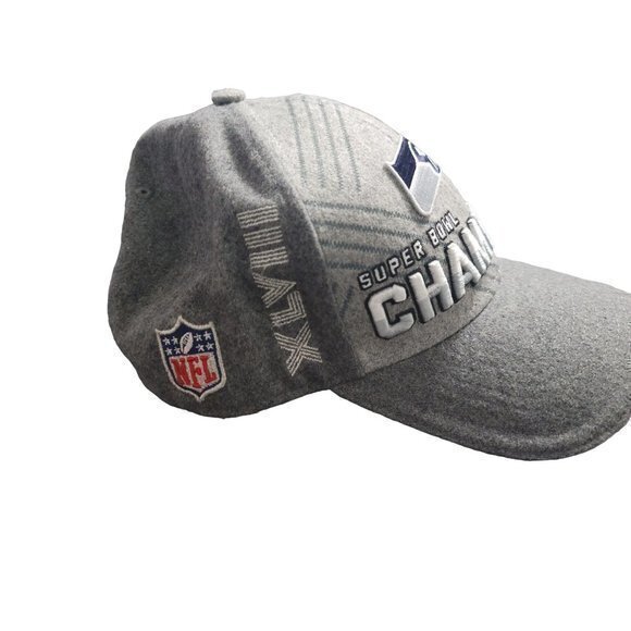 NFL‎ Super Bowl Champion Seattle Seahawks XLVIII Wool Blend Adj Hat - Picture 3 of 6